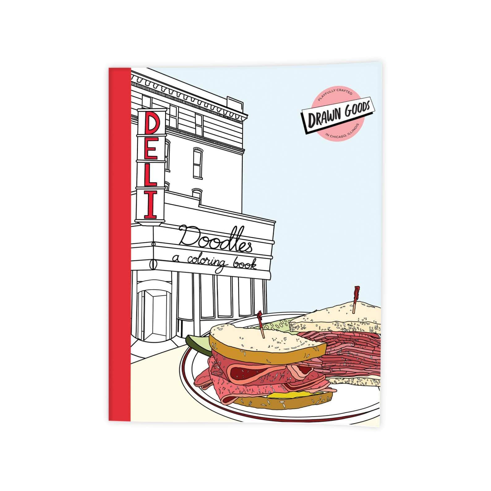 Drawn Goods Books Deli Doodles - A Coloring Book