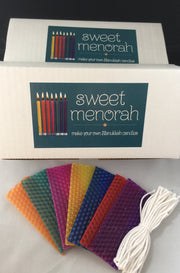 Linda's Gourmet Latkes Candles Beeswax Hanukkah Candle Kit