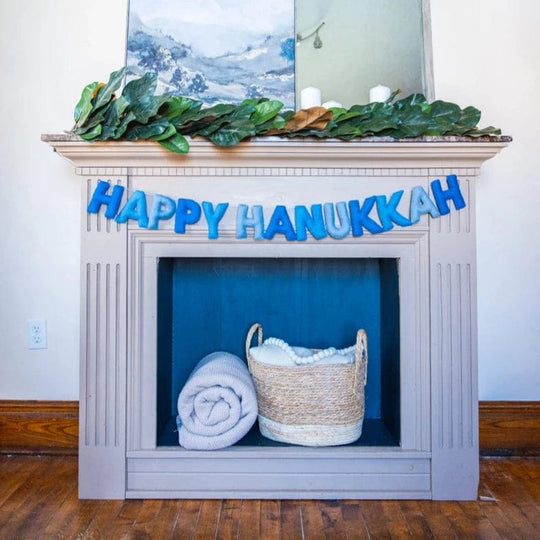 Handcrafted Happy Hanukkah Felt Garland