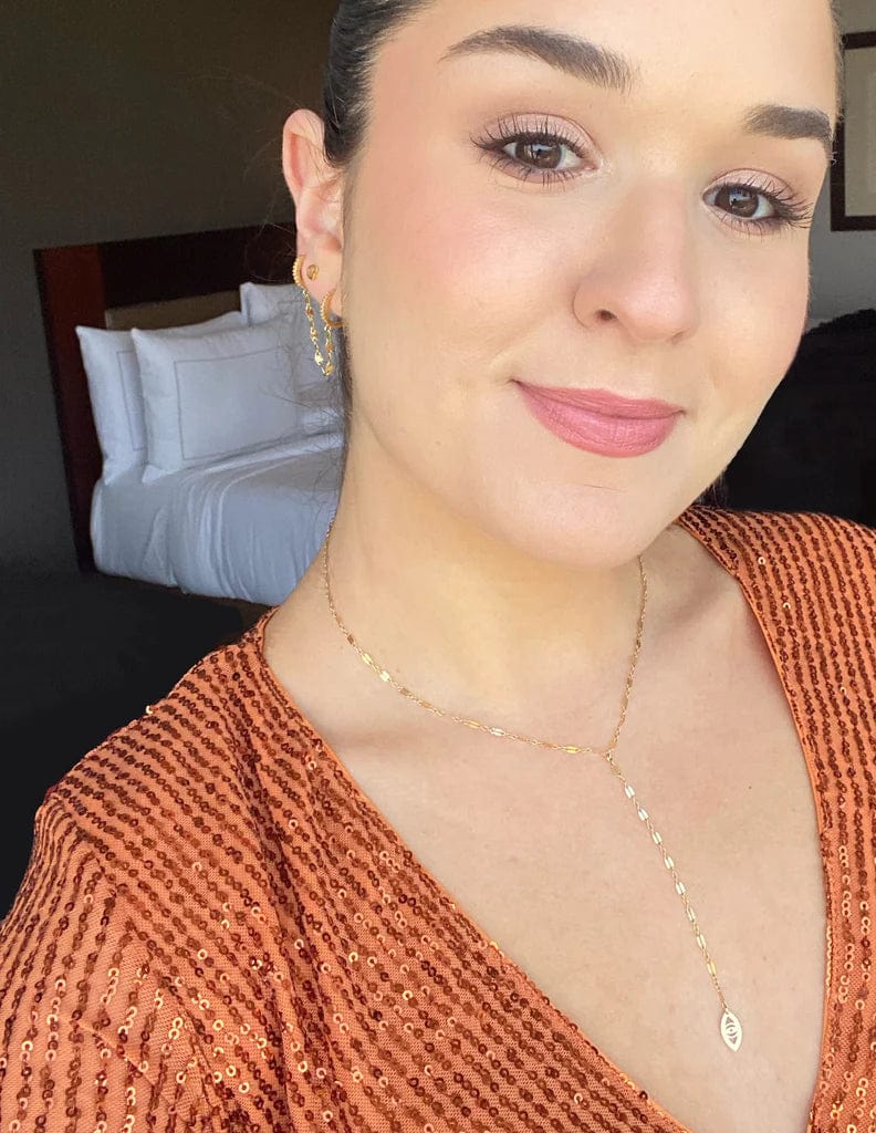 Miriam Merenfeld Jewelry Necklaces Joyce Evil Eye Lariat