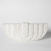 pretti.cool Menorahs Terrazzo Concrete Menorah - White