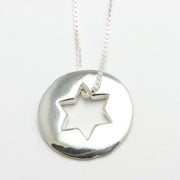 Bareket Jewelry Necklaces Sterling Silver Sterling Silver Open Star of David Necklace