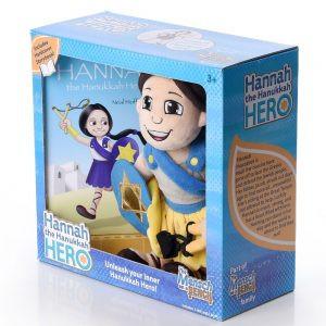 Mensch on a Bench Toy Hannah the Hanukkah Hero – Includes Hardcover Book