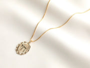 ModernTribe Necklaces Chai Gold Medallion Necklace