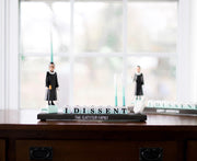 The Glamorous Elephant Menorahs "I Dissent" RBG Ruth Bader Ginsburg Menorah - Standard or Oil