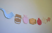 The KitCut Decorations Rosh Hashanah Symbols Garland