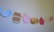 The KitCut Decorations Rosh Hashanah Symbols Garland