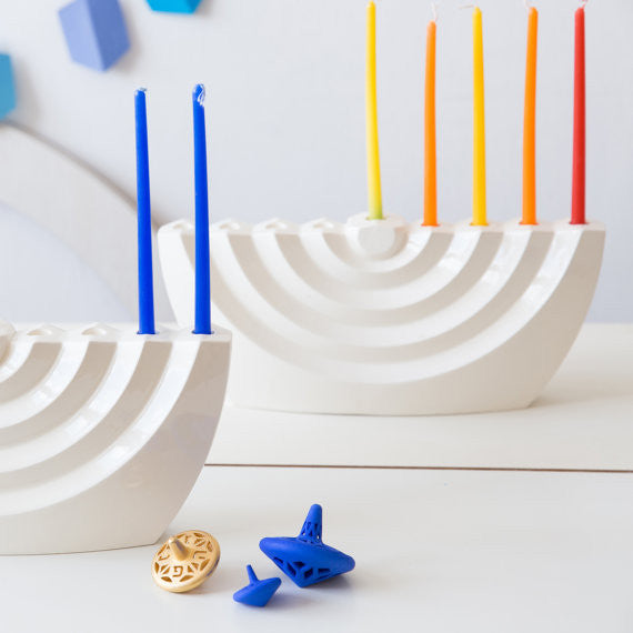 Studio Armadillo Menorah Ceramic Wavy Menorah