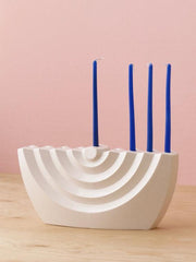 Studio Armadillo Menorah Ceramic Wavy Menorah