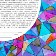 Susie Lubell Ketubah Origami Ketubah by Susie Lubell