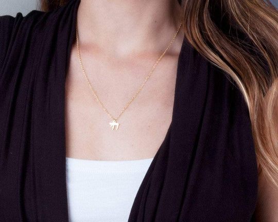 Tiny Chai Necklace - Gold