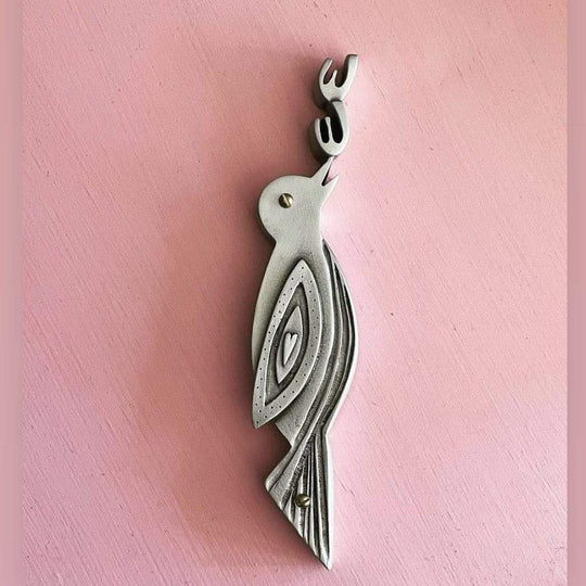Songbird Mezuzah By Emily Rosenfeld