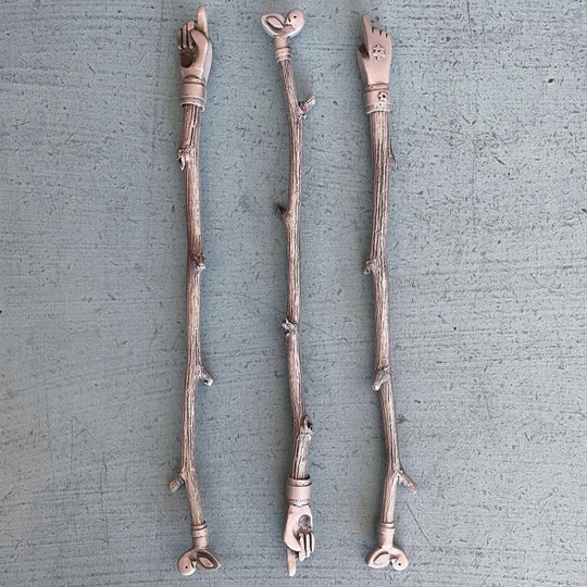 Pewter Branch Yad by Emily Rosenfeld