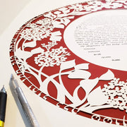Melanie Dankowicz Ketubahs Lilac Circle Ketubah by Melanie Dankowicz - (Choice of Colors)