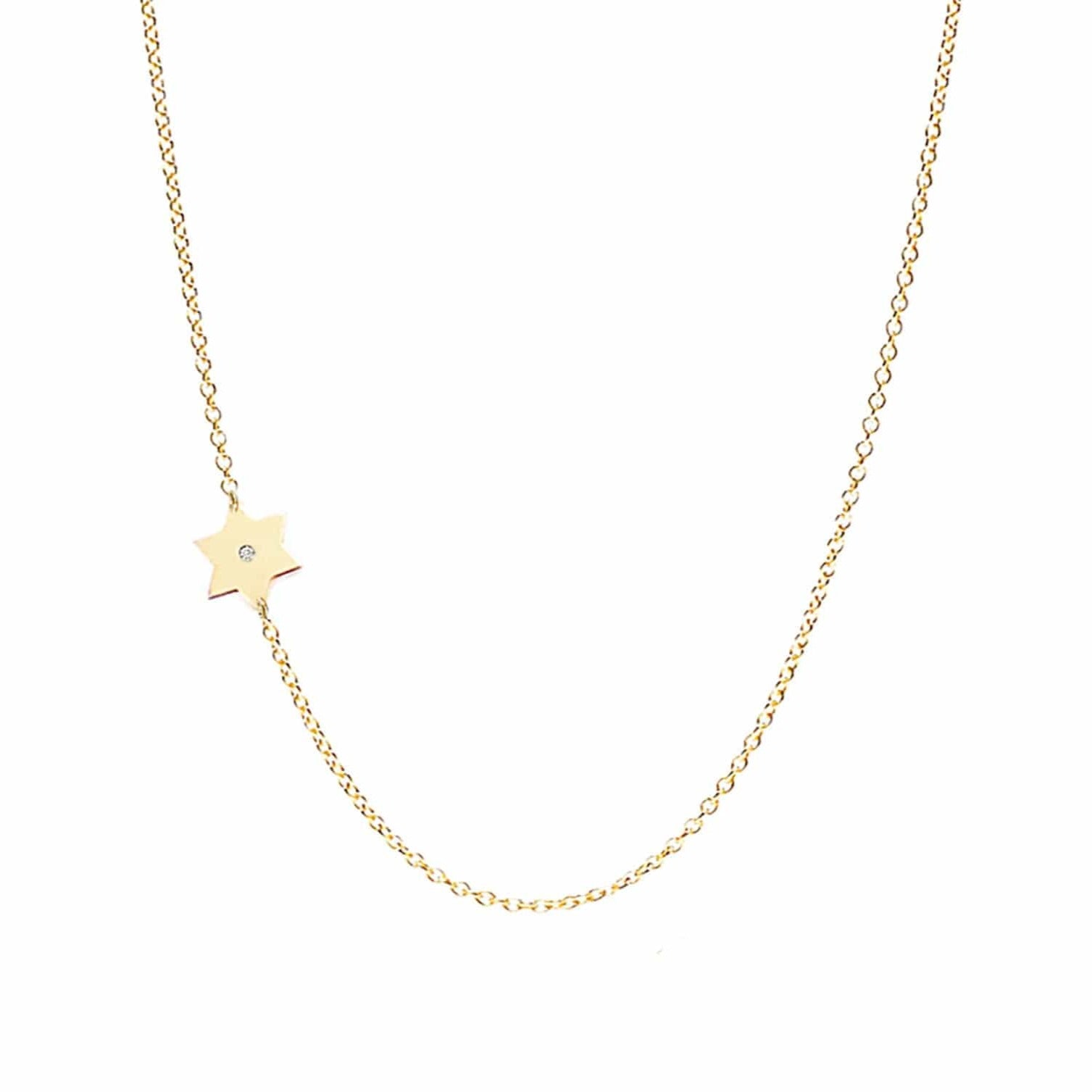 Classic Star of David Necklace - Gold-Plated or Sterling Silver