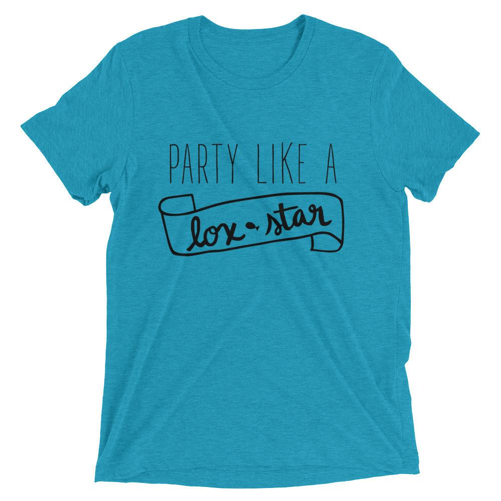 What Jew Wanna Eat T-Shirt Aqua / XS Party Like a Lox Star Unisex T-Shirt