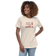 Eli7Designs T-Shirts Black, Jewish and Fabulous Women's T-shirt