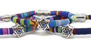 My Tribe by Sea Ranch Jewelry Bracelets Swarovski Star of David Woven Cotton Bracelet - Choice of Color