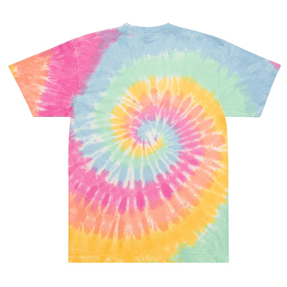 ModernTribe Oversized Oy Vey Embroidered Tie-Dye T-shirt