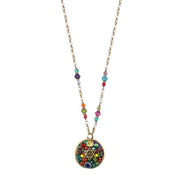 Michal Golan Necklaces Rainbow Star of David Necklace by Michal Golan