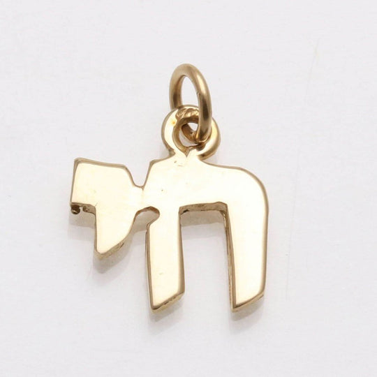 Chai Pendant - 14k Yellow or White Gold