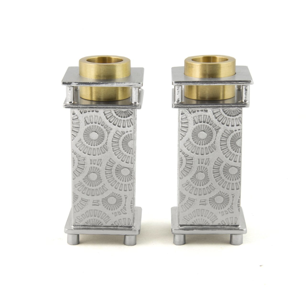 Joy Stember Candlesticks Small Square Candle Holders by Joy Stember