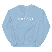 ModernTribe Apparel Sweatshirts Light Blue / S Dayenu Unisex Sweatshirt - Light Blue -Small