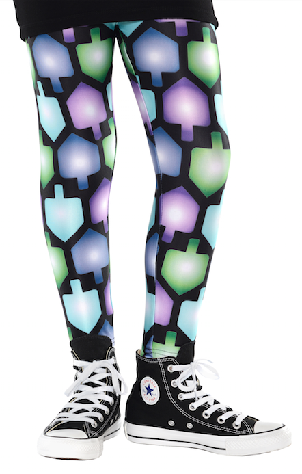Midrash Manicures Kid Clothing Kids Hanukkah Dreidel Leggings