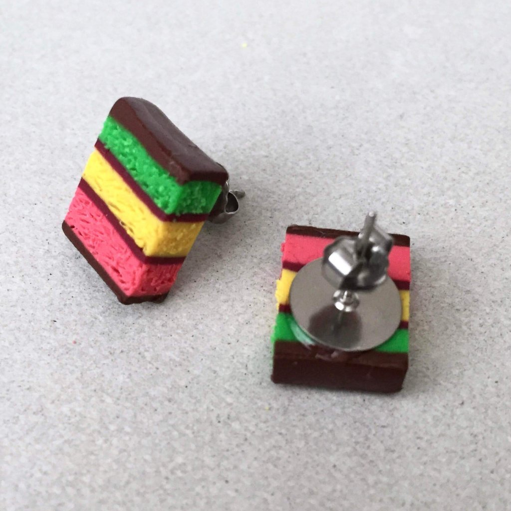 Sweet Stella Earrings Multi Rainbow Cookie Earrings