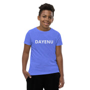 ModernTribe T-Shirts Dayenu Youth Short Sleeve T-Shirt - (Sizes S - XL)