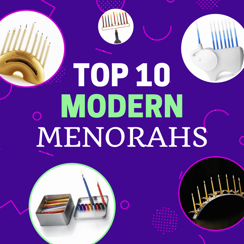 Top 10 Modern Menorahs - ModernTribe