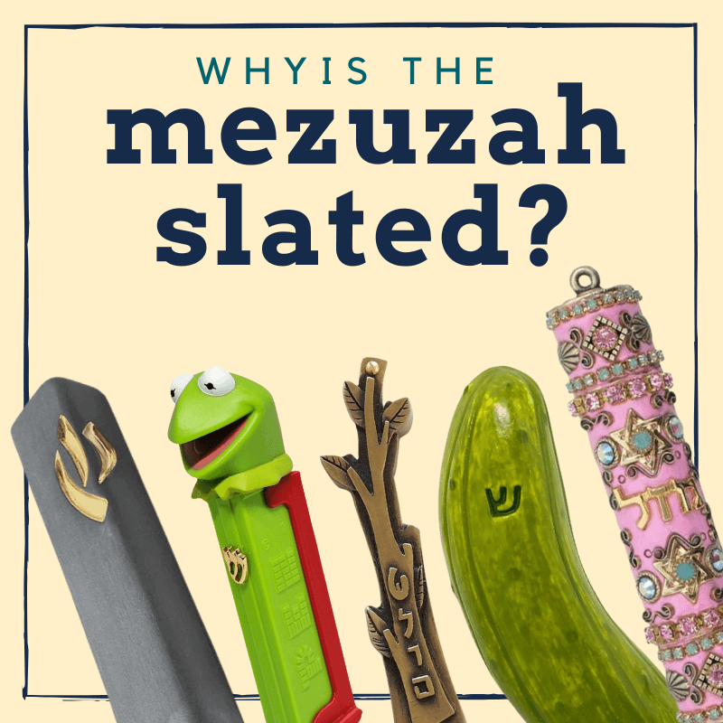 Why is the Mezuzah Slanted?