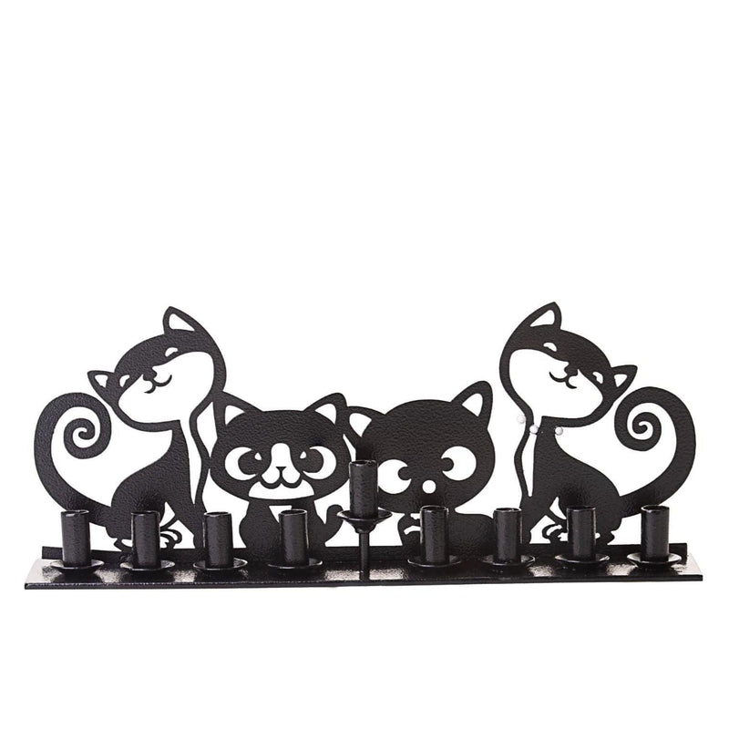 Copa Judaica - Cat's Meow Metal Menorah - ModernTribe