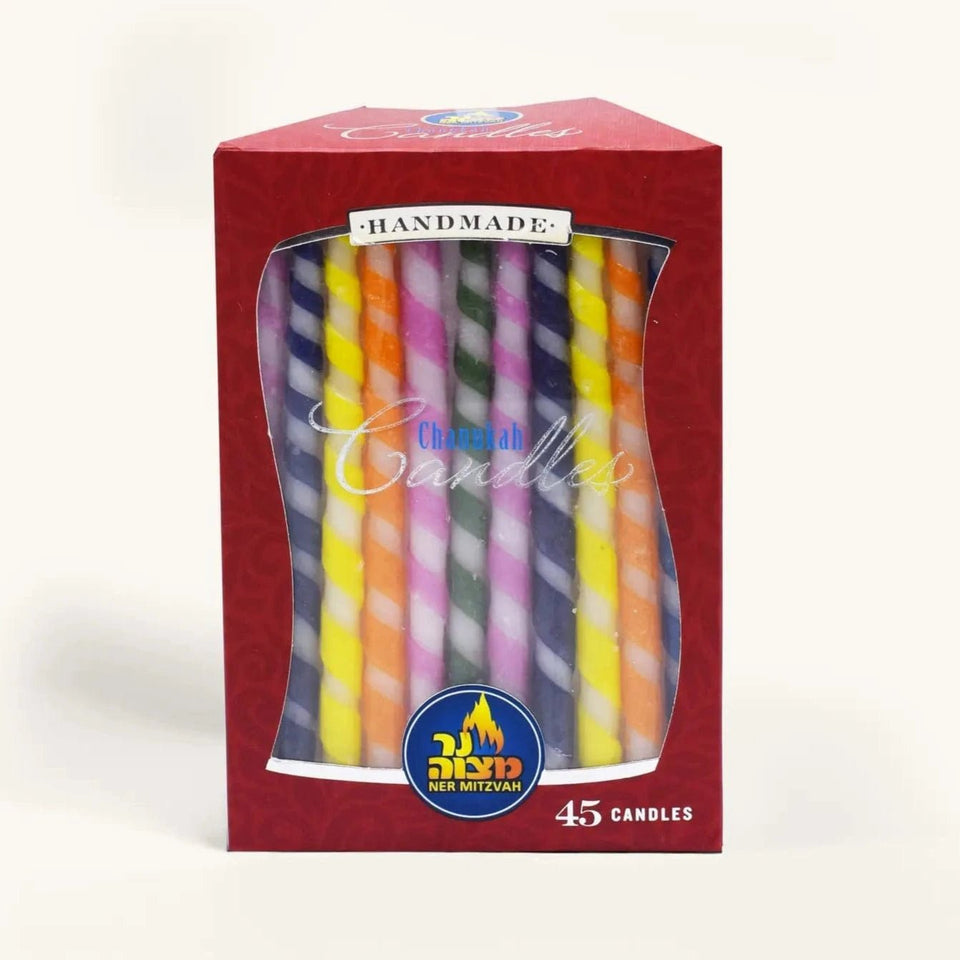 Ner Mitzvah - Multicolor Handmade Hanukkah Menorah Candles - ModernTribe