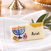 Marzipops Food Personalized Marzipan Luxe Hanukkah Placecards