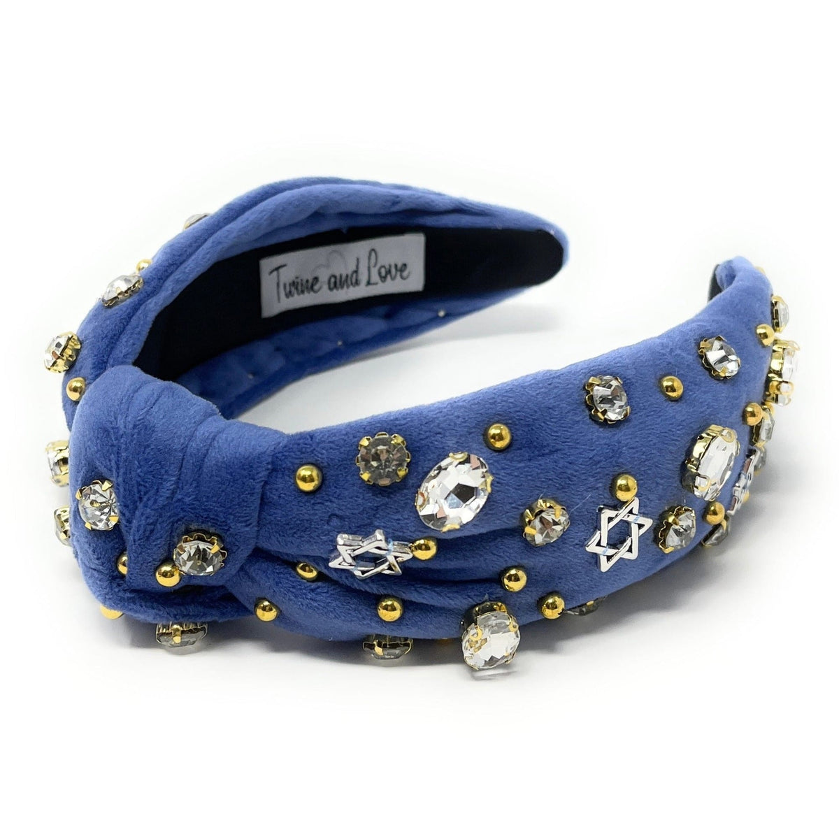 Twine and Love Headbands Star of David Jeweled Knot Headband by Twine and Love