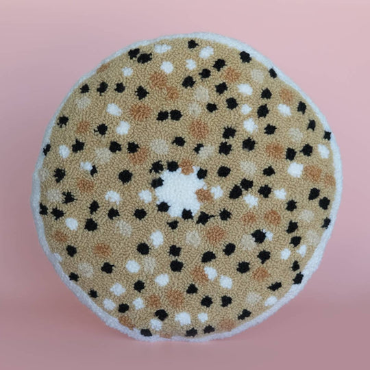 Bagel Throw Pillow
