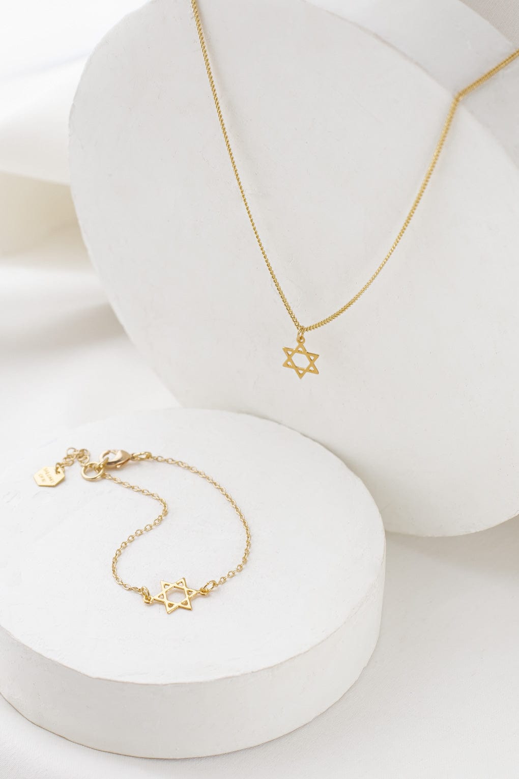 Shlomit Ofir - Tiny Star of David Necklace - Gold Vermeil - ModernTribe