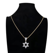 Koch La Ni Jewelry Necklaces Moissanite Star of David Necklace - 18k Gold-Plated
