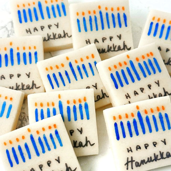Marzipops Food Happy Hanukkah Marzipan Placecards