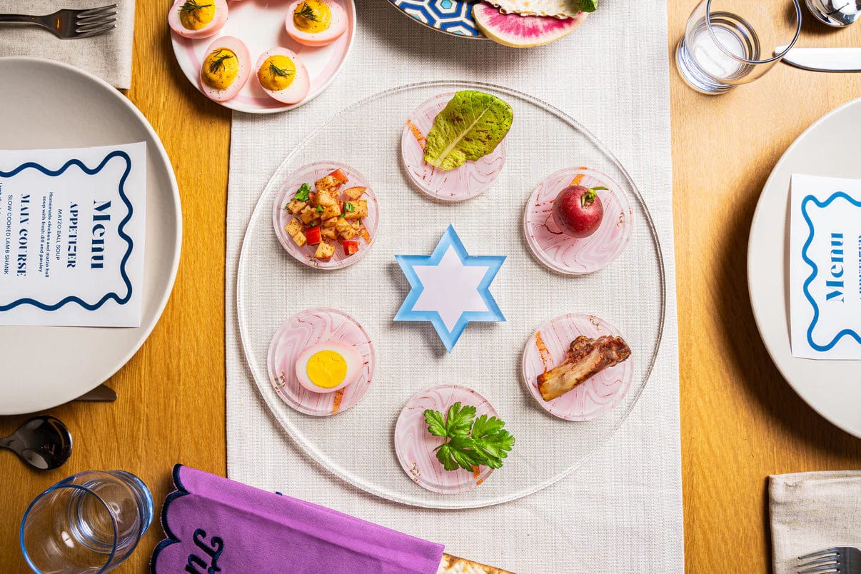 The Nosh Table - Strawberry Swirl Seder Plate - ModernTribe