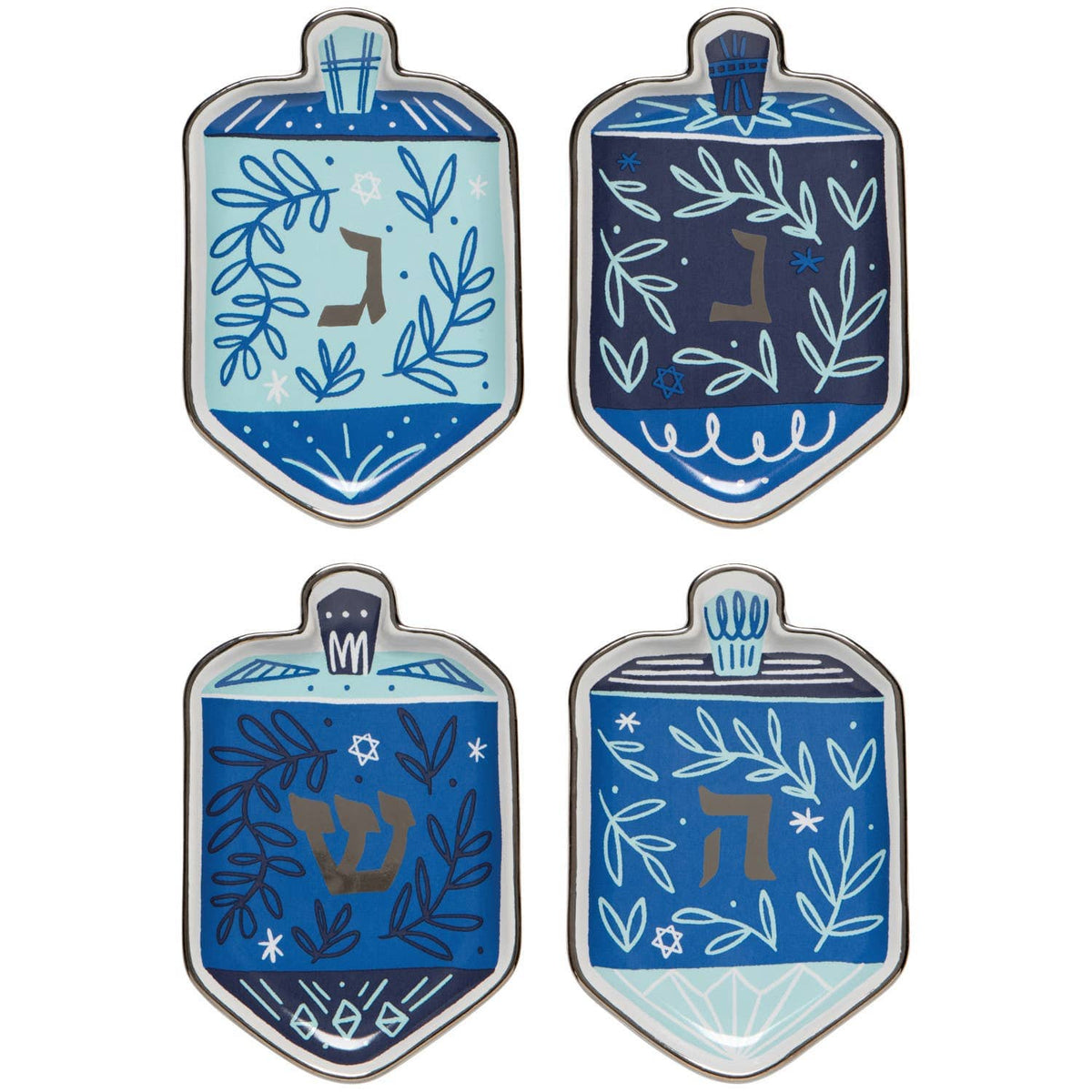 Danica Jubilee - Dreidels Dipping Dish Set - Set of Four - ModernTribe