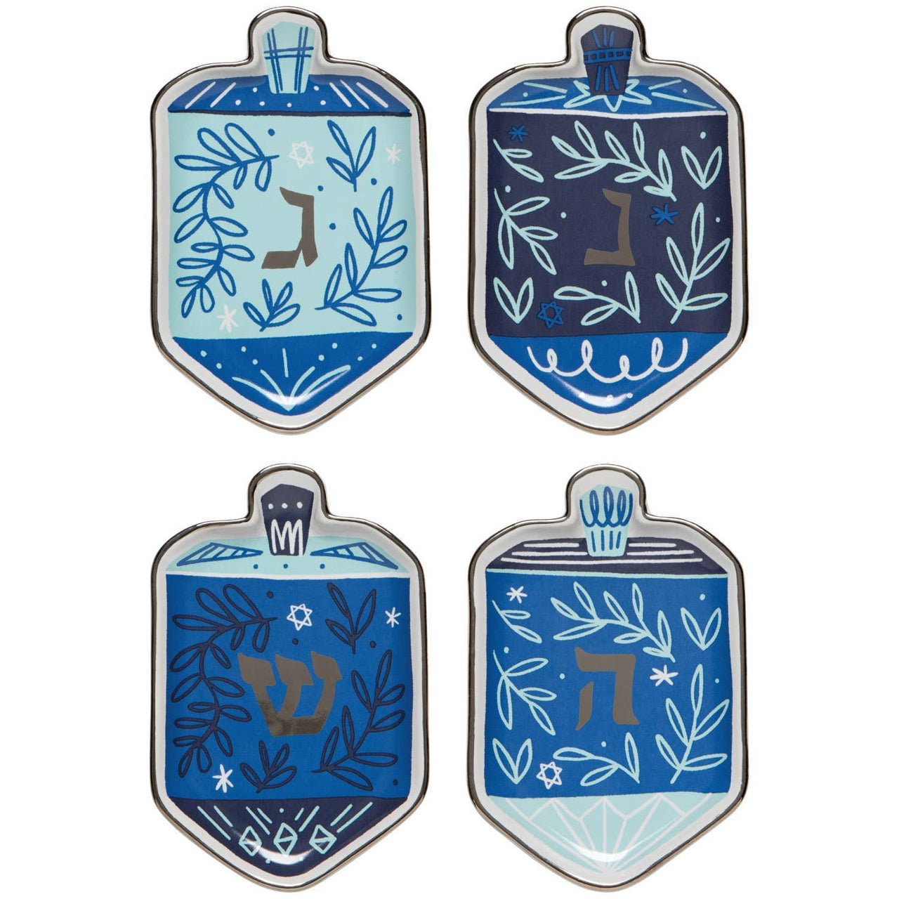 Danica Jubilee - Dreidels Dipping Dish Set - Set of Four - ModernTribe