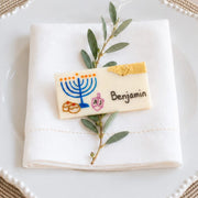 Marzipops Food Personalized Marzipan Luxe Hanukkah Placecards