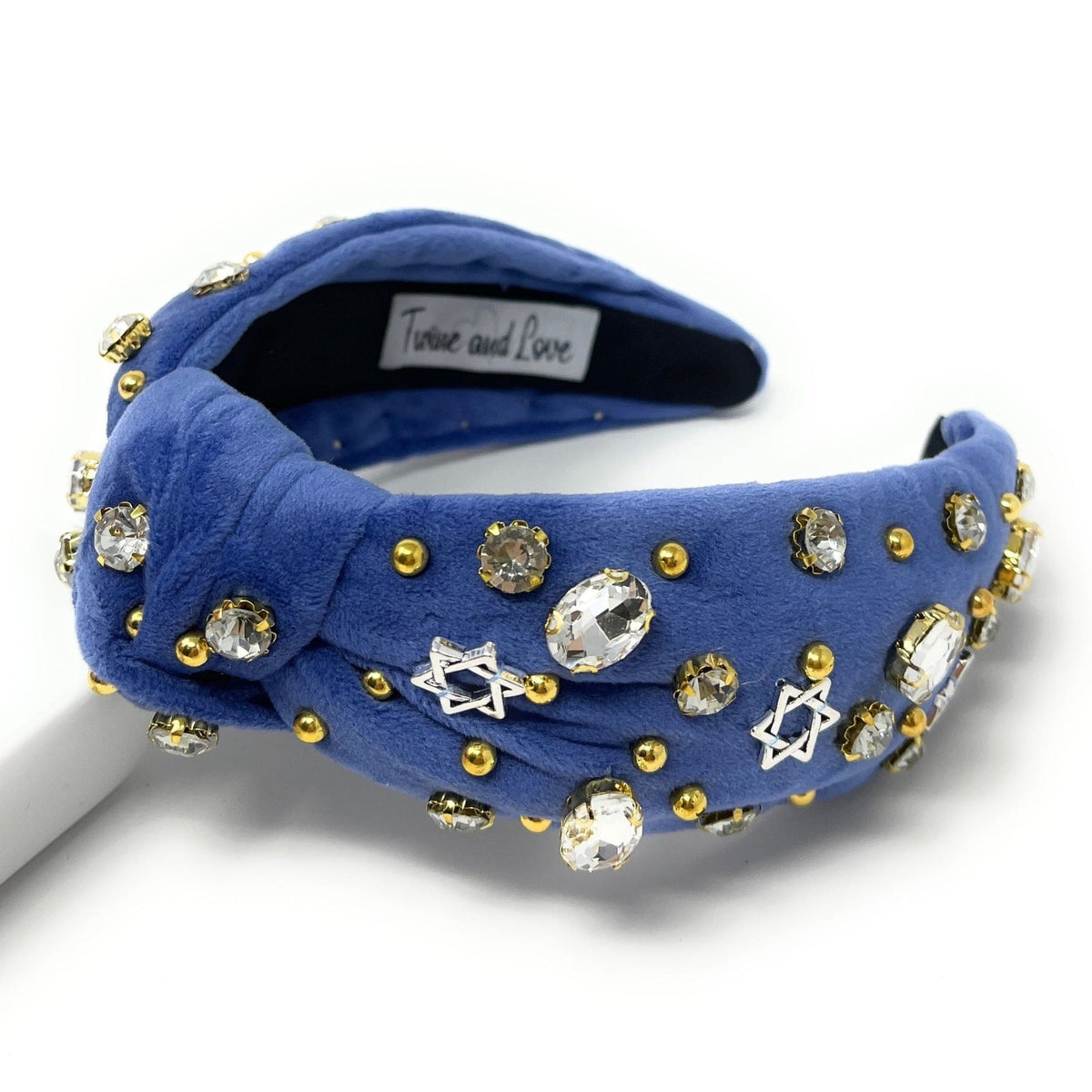 Twine and Love Headbands Star of David Jeweled Knot Headband by Twine and Love