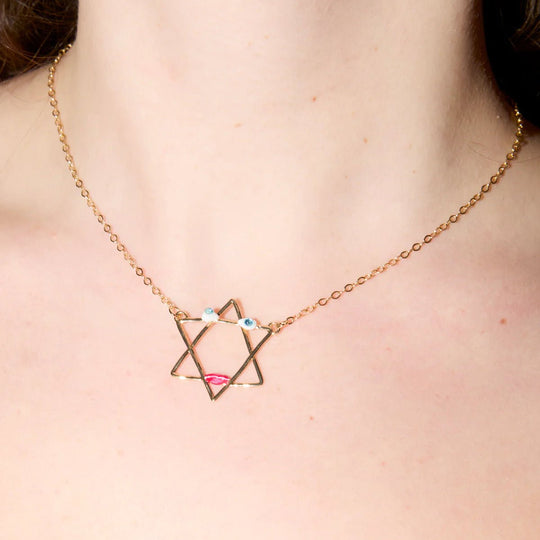 Star of Susan Necklace by Susan Alexandra - Bronze