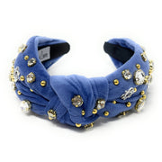 Twine and Love Headbands Star of David Jeweled Knot Headband by Twine and Love