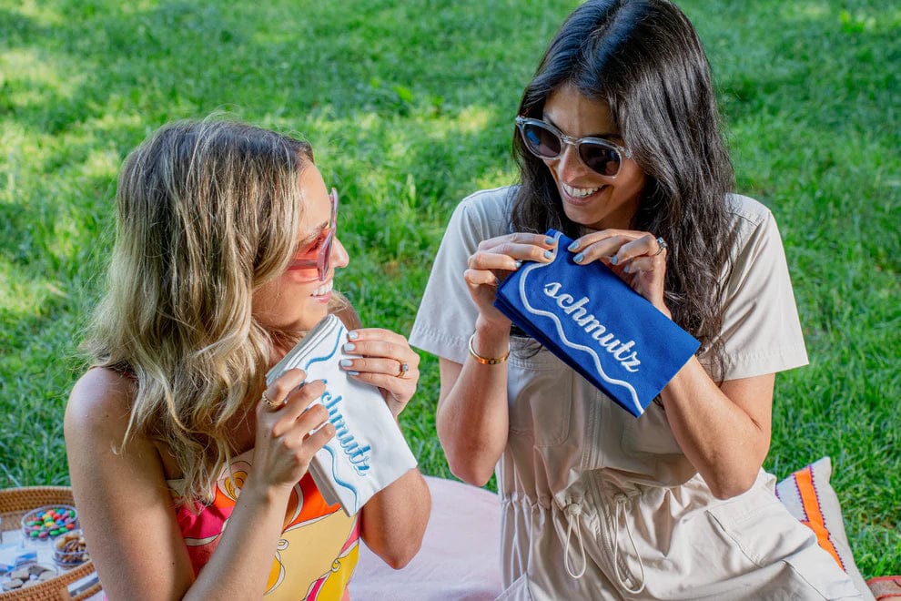 The Nosh Table - Schmutz Dinner Napkins - Set of 4 - (Light Blue, Dark Blue or White) - ModernTribe