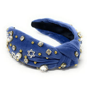 Twine and Love Headbands Star of David Jeweled Knot Headband by Twine and Love