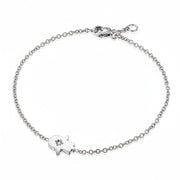 HOTCROWN Bracelets White Gold Diamond Hamsa Bracelet - 14k Yellow or White Gold